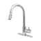 Everflow Kitchen faucet w/ pull down Sprayer, 1 handle, 1 or 3 hole Stainless Chrome BAC-K50C - alternate 1